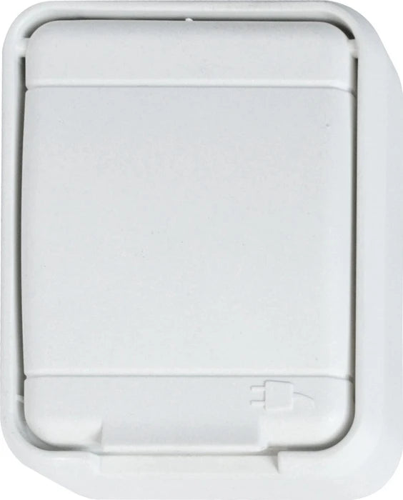 Surface mounted socket child protection clear white aquq top