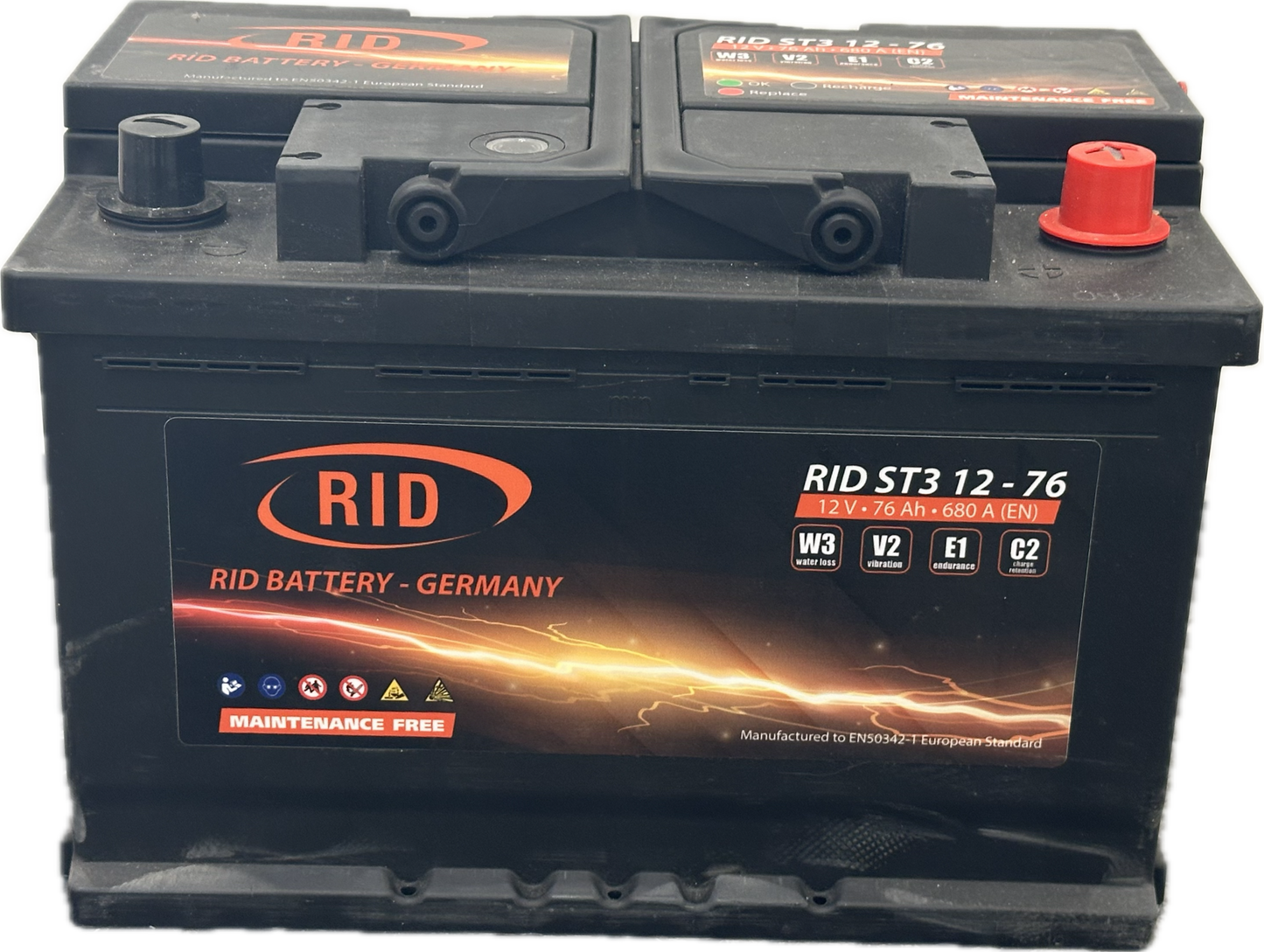 RID մարտկոց 12 Վ 76 Աժ