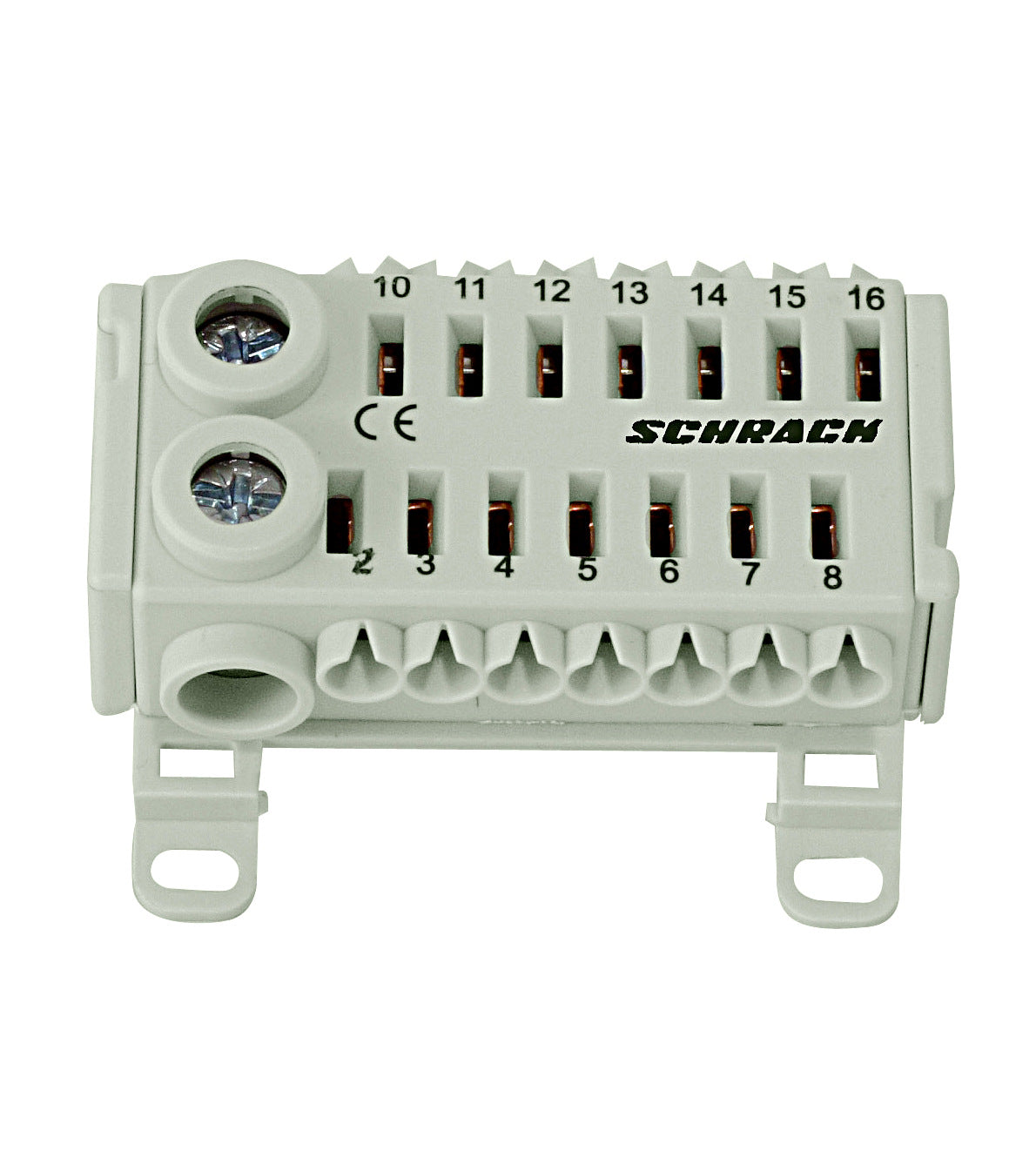Easy Connection Box blank, 2 x 25 mm², 14 x 4 mm²