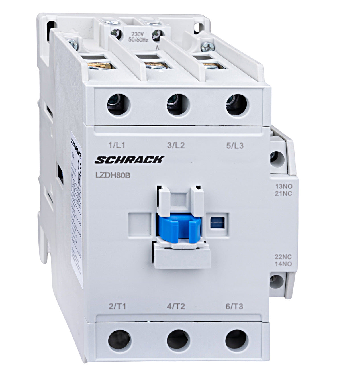 Contactor 3-pole, CUBICO High, 37kW, 80A, 1NO+1NC, 230VAC