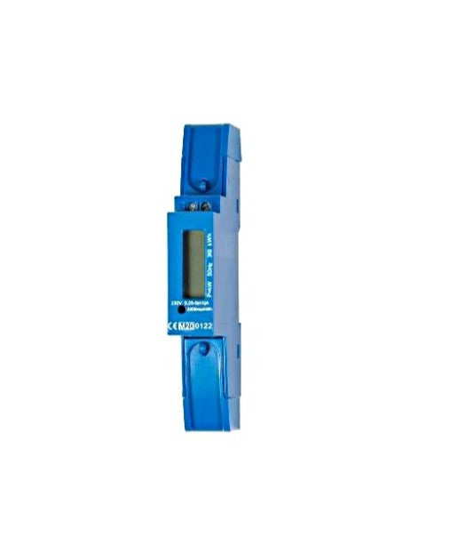 Digital kWh meter, direct 45A 1phase, MID