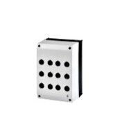 Surface mounting enclosure, black/light grey