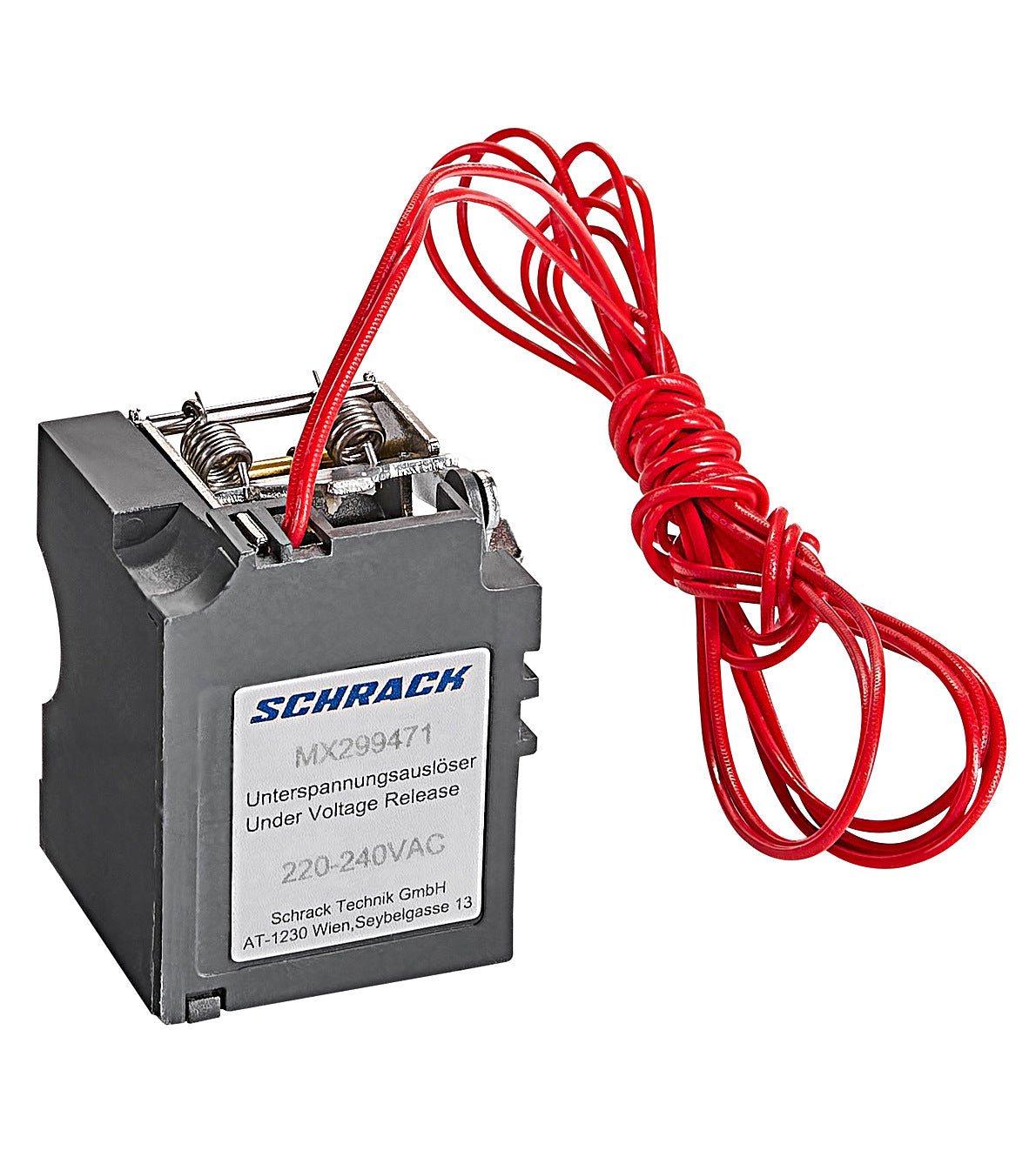 Under Voltage Release 220-240VAC for MX2, MX3