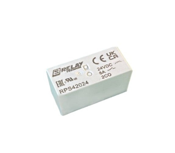 PCB Relay, 2 CO, 8A, 5mm, Plastic sealed
