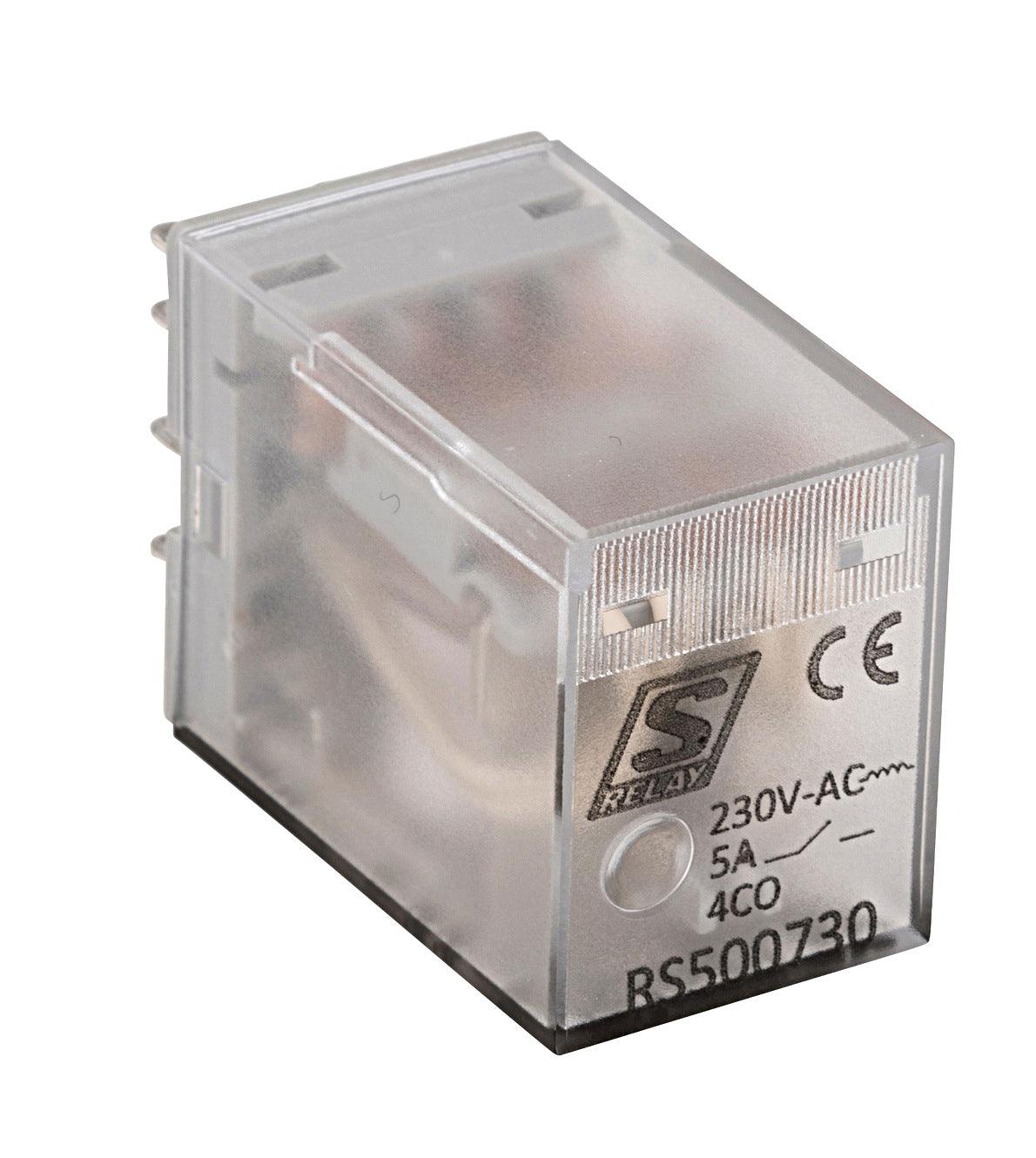 Plug-in Relay 14 pin 4 C/O 5A 230VAC, S-Relay RS5