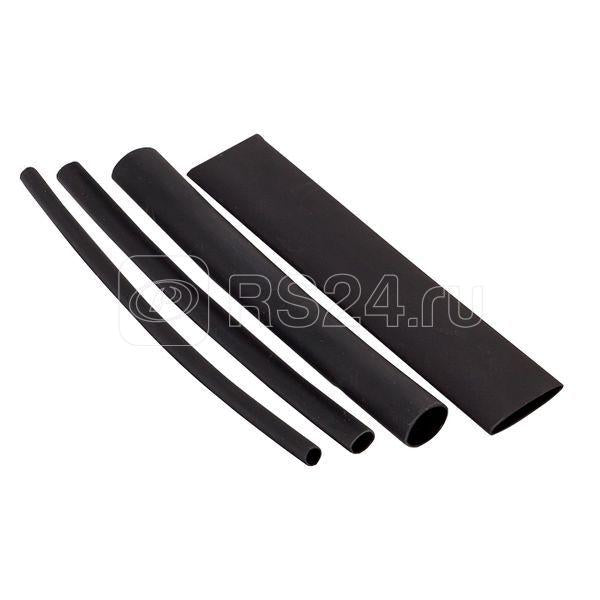 Heat shrink tubing TUT with adhesive layer 12/3 black, 1 m PROxima