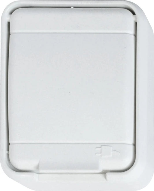 Surface mounted socket child protection clear white aquq top