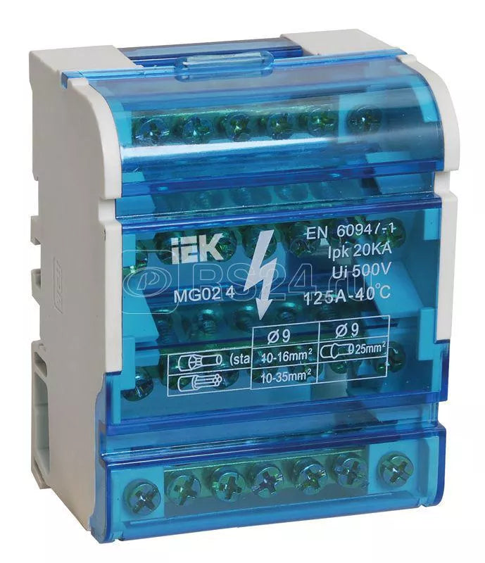 Terminal Block for DIN-rail, L+PEN, IEK