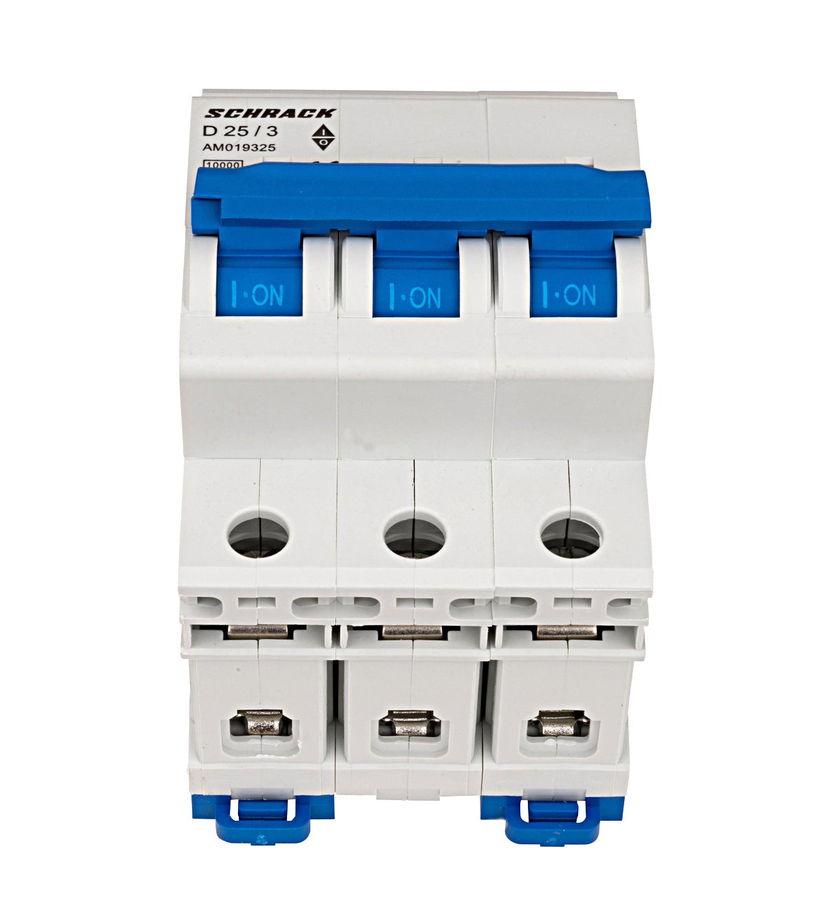 Miniature Circuit Breaker (MCB) AMPARO 10kA, D 25A, 3-pole