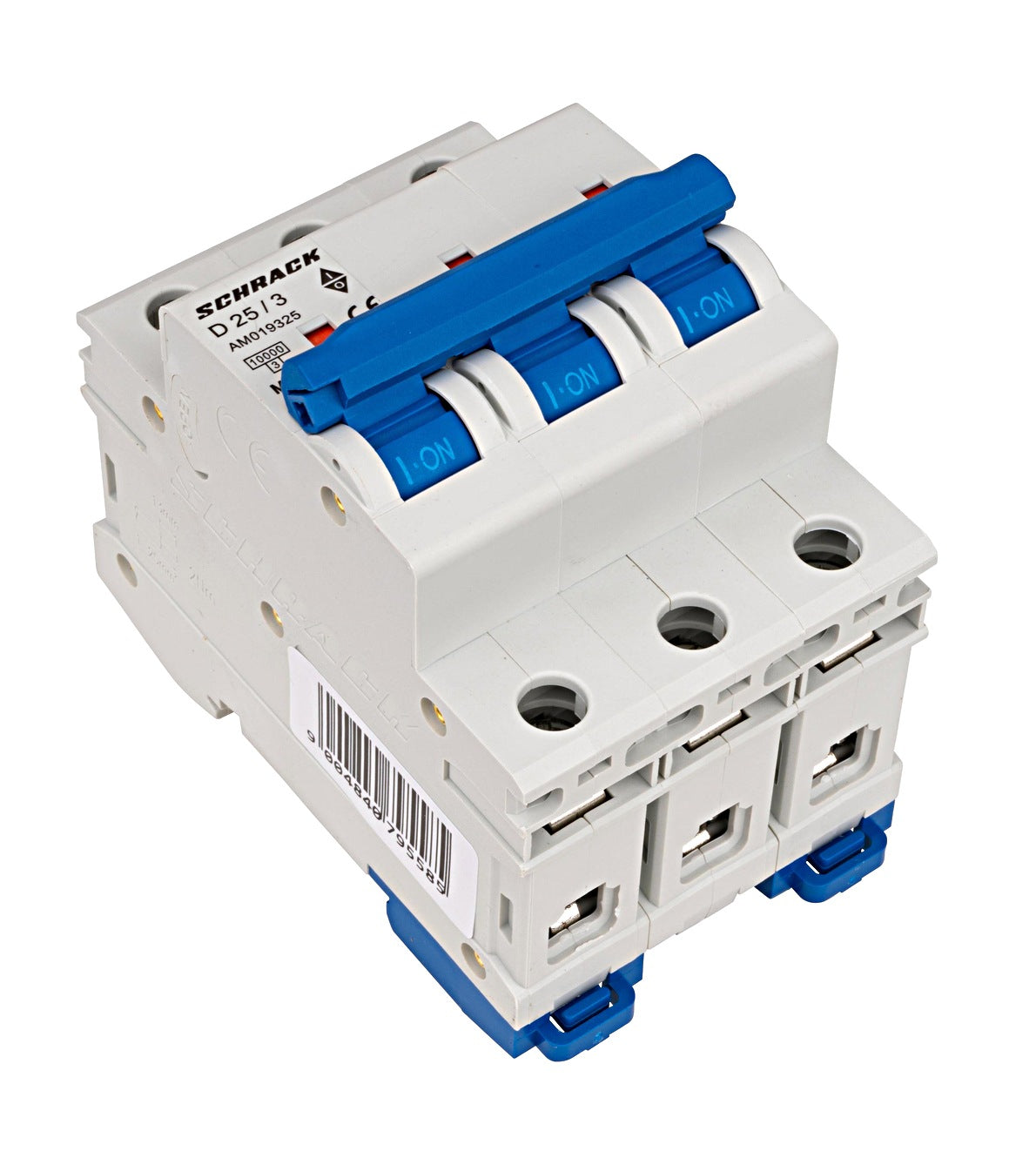 Miniature Circuit Breaker (MCB) AMPARO 10kA, D 25A, 3-pole