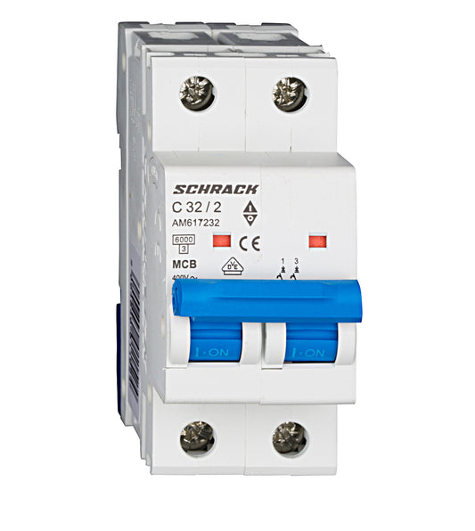 Miniature Circuit Breaker (MCB) AMPARO 6kA, 2-pole