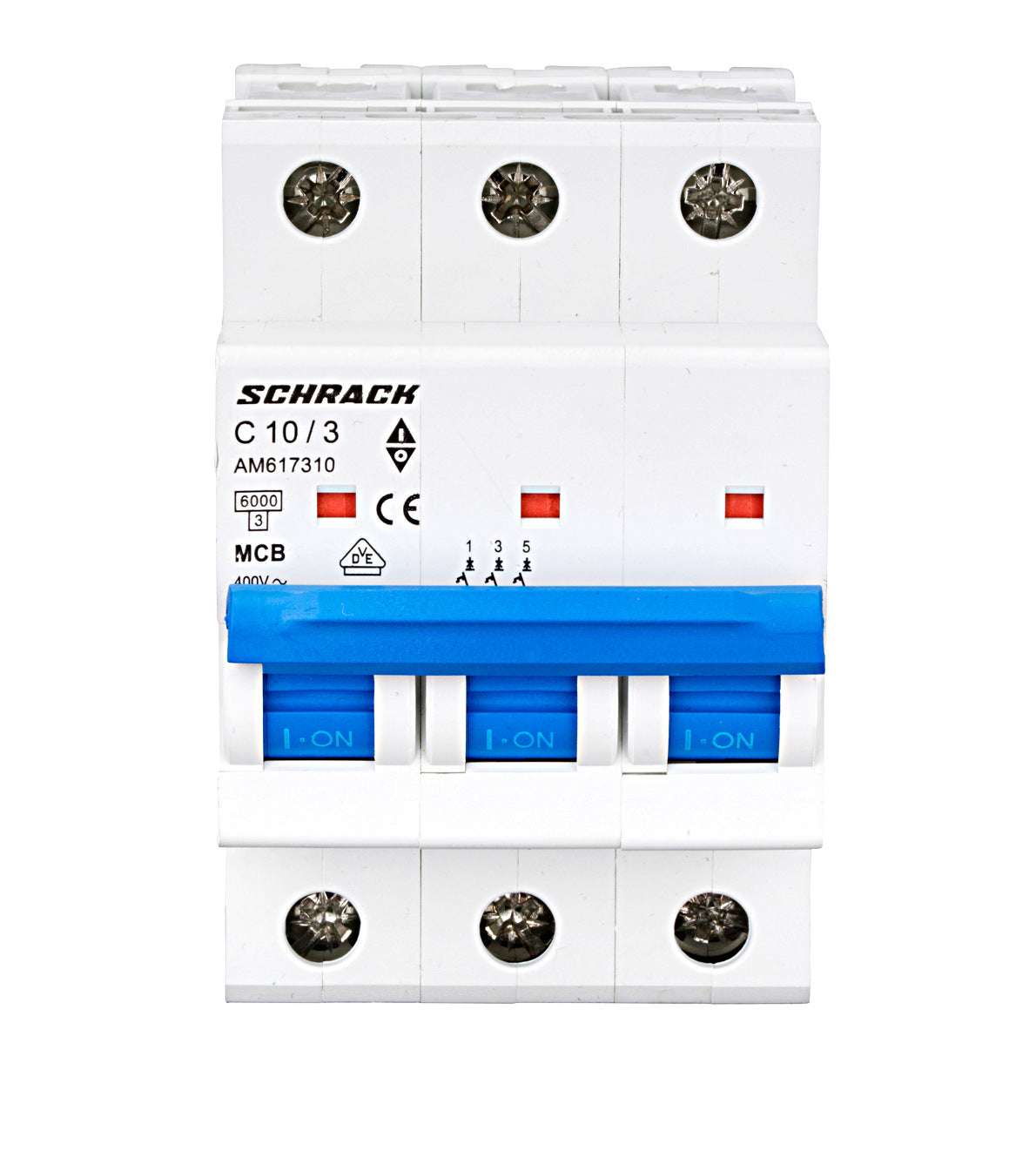 Miniature Circuit Breaker (MCB) AMPARO 6kA, 3-pole
