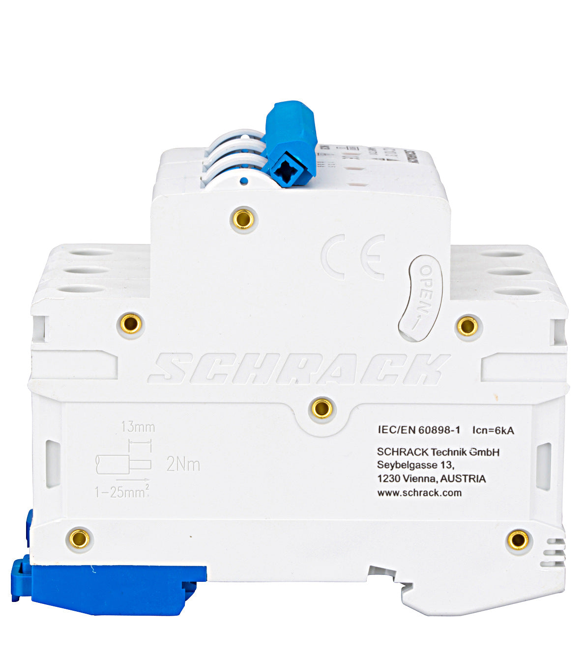 Miniature Circuit Breaker (MCB) AMPARO 6kA, 3-pole