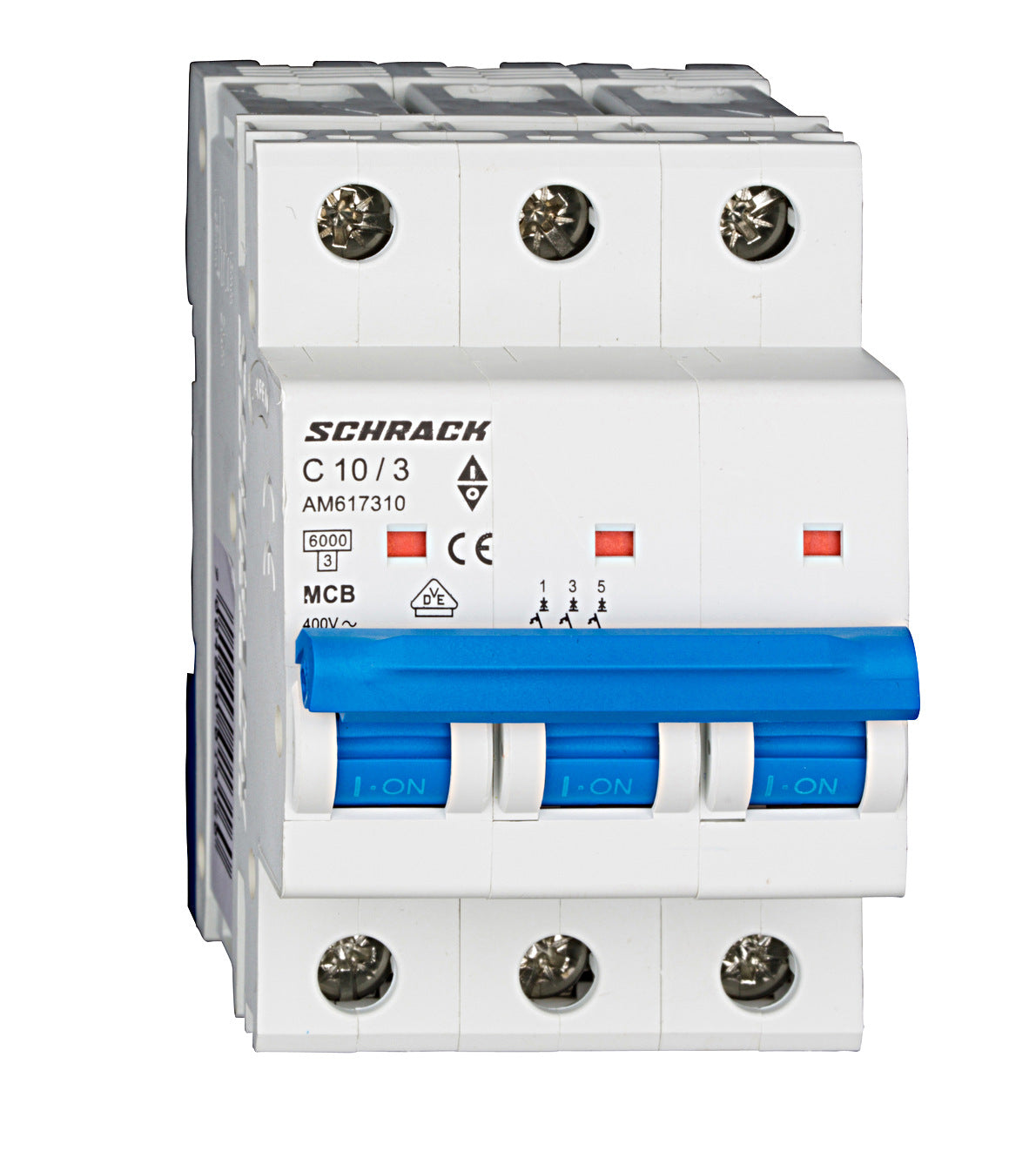 Miniature Circuit Breaker (MCB) AMPARO 6kA, 3-pole