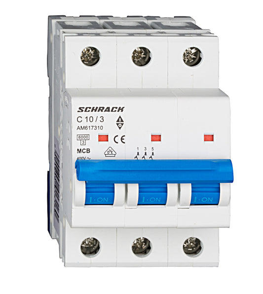 Miniature Circuit Breaker (MCB) AMPARO 6kA, 3-pole