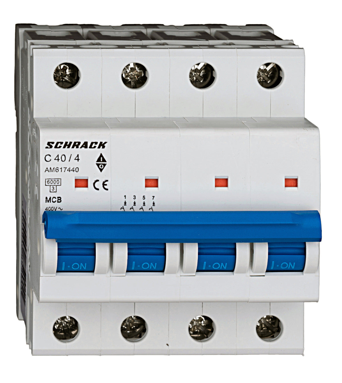 Miniature Circuit Breaker (MCB) AMPARO 6kA, 4-pole