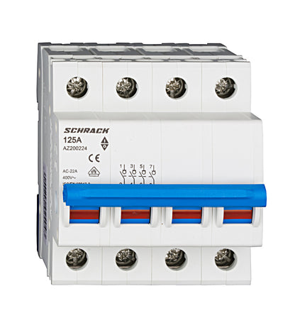 Main Load-Break Switch (Isolator) 125A, 4-pole