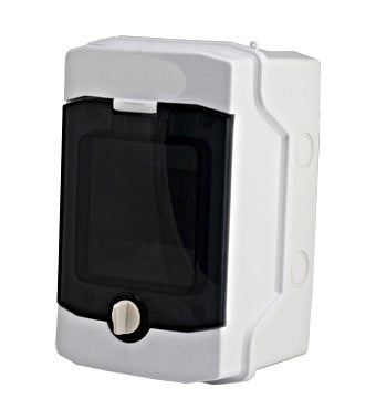 Wall-mounted enclosure, IP65, transparent door, BK0802