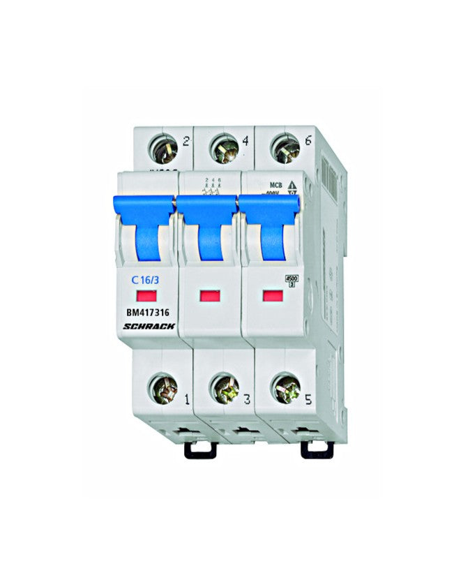 Miniature Circuit Breaker (MCB) C, 3-pole, 4.5KA