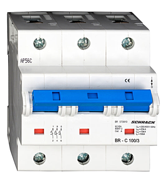 High Current Miniature Circuit Breaker 3pole, 15kA