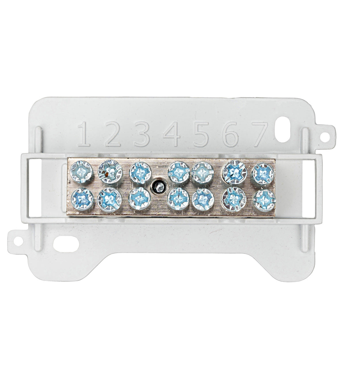 Earth bar, short version, 7 terminals