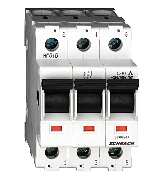 Main Load-Break Switch (Isolator) 80A, 3-pole