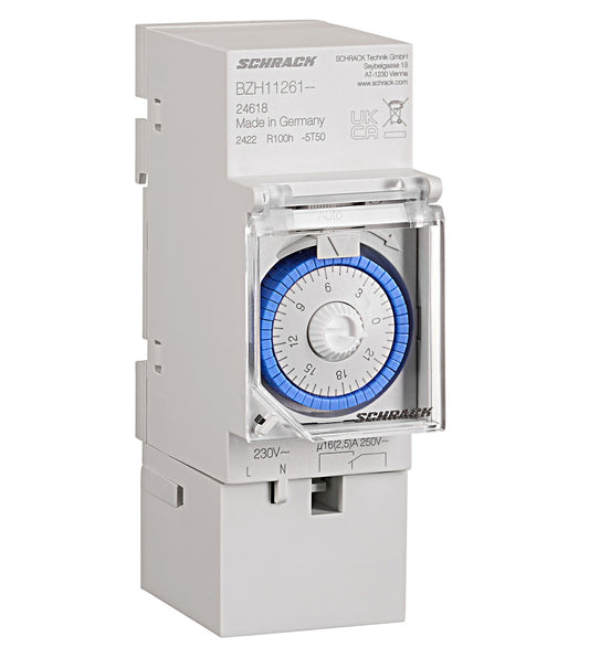 Analog time switch 2MW, with power reserve