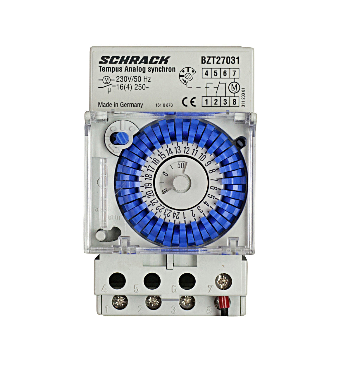 Mechanical time switch syncron 1C/O, 3MW