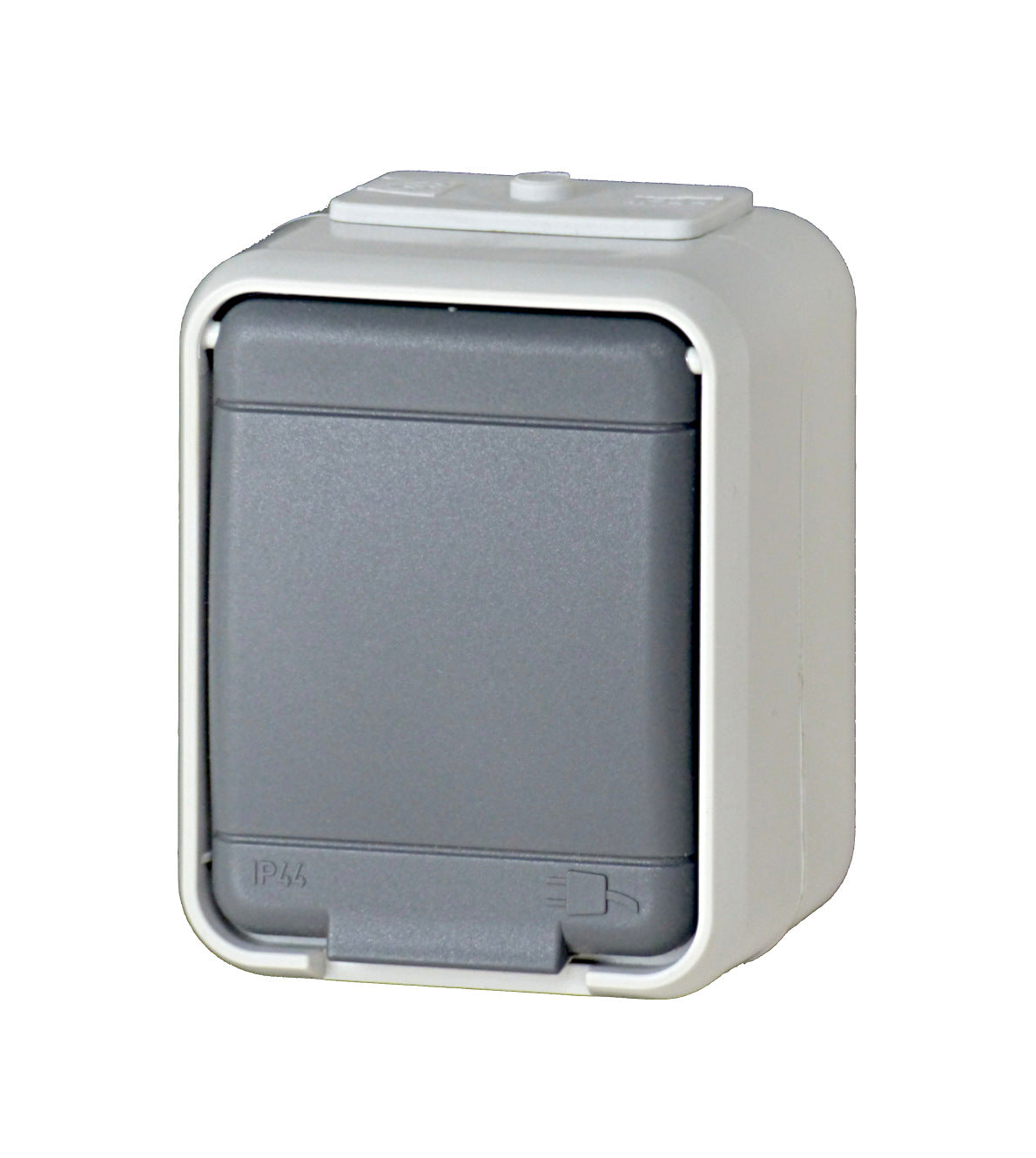 Surface mounted IP44 socket EL445