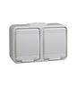 Surface mounted IP44 socket EL445