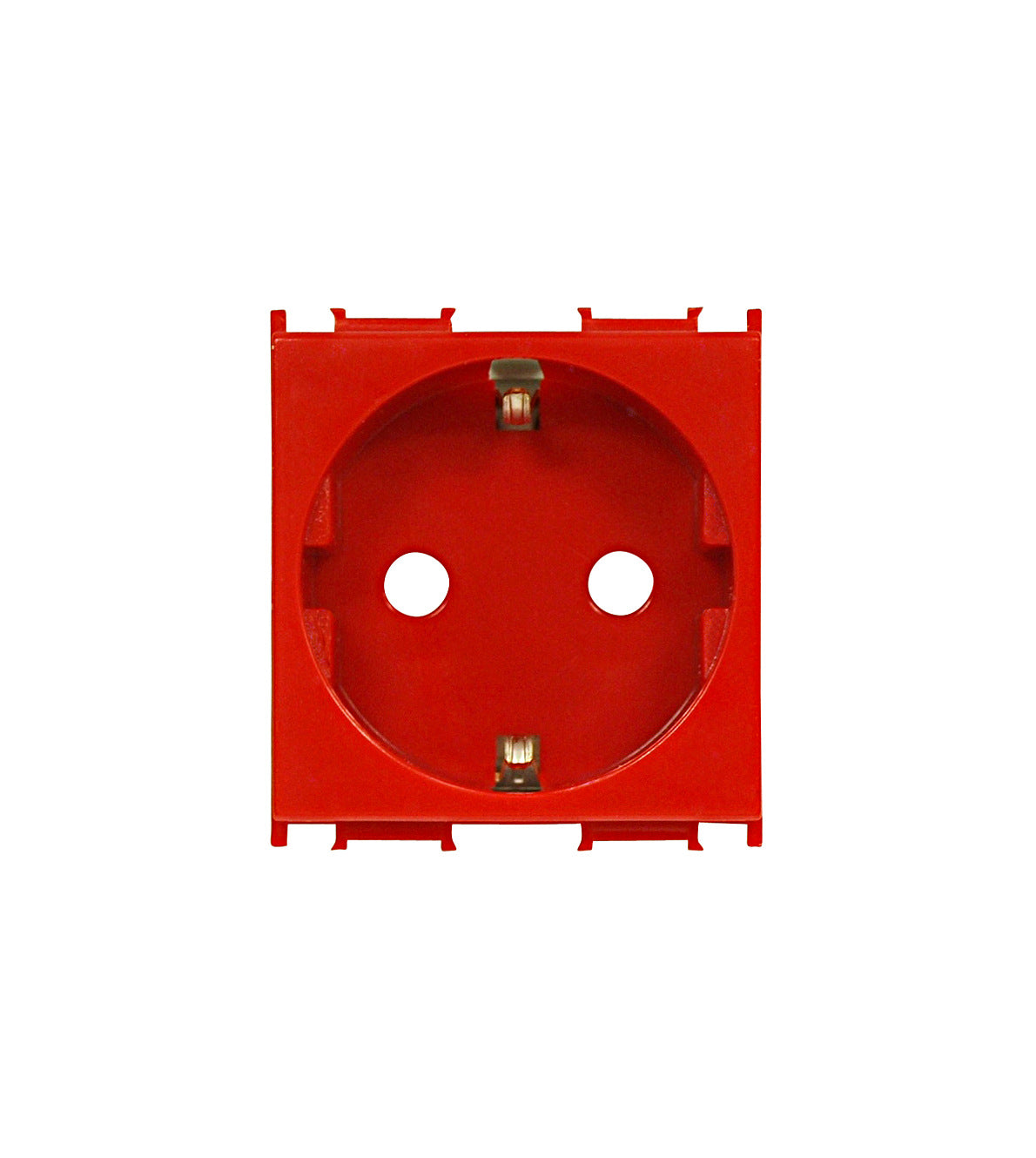 Socket with higher protection cover red 16A