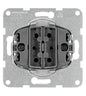 Two-gang one-way switch insert, cage clamps