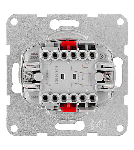 Intermediate switch, cage clamps