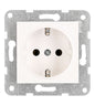 Socket outlet, cage clamps, 10 pcs white
