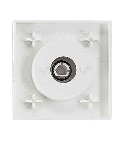 Dimmer cover, white