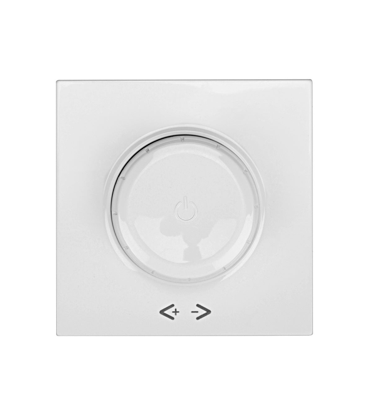 Dimmer cover, white