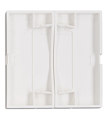 Rocker S 50 2-gang, white