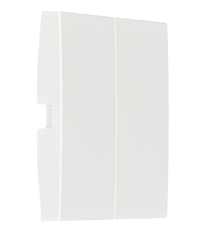 Rocker S 50 2-gang, white