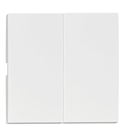 Rocker S 50 2-gang, white