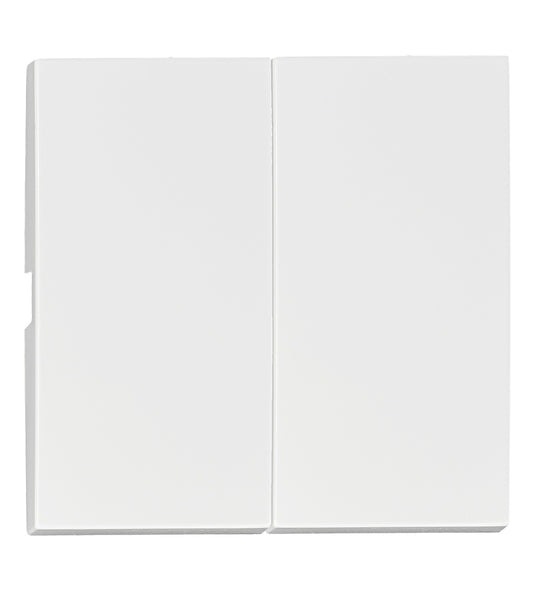 Rocker S 50 2-gang, white