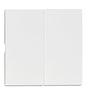 Rocker S 50 2-gang, white