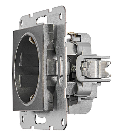 Socket outlet, cage clamps, anthracite