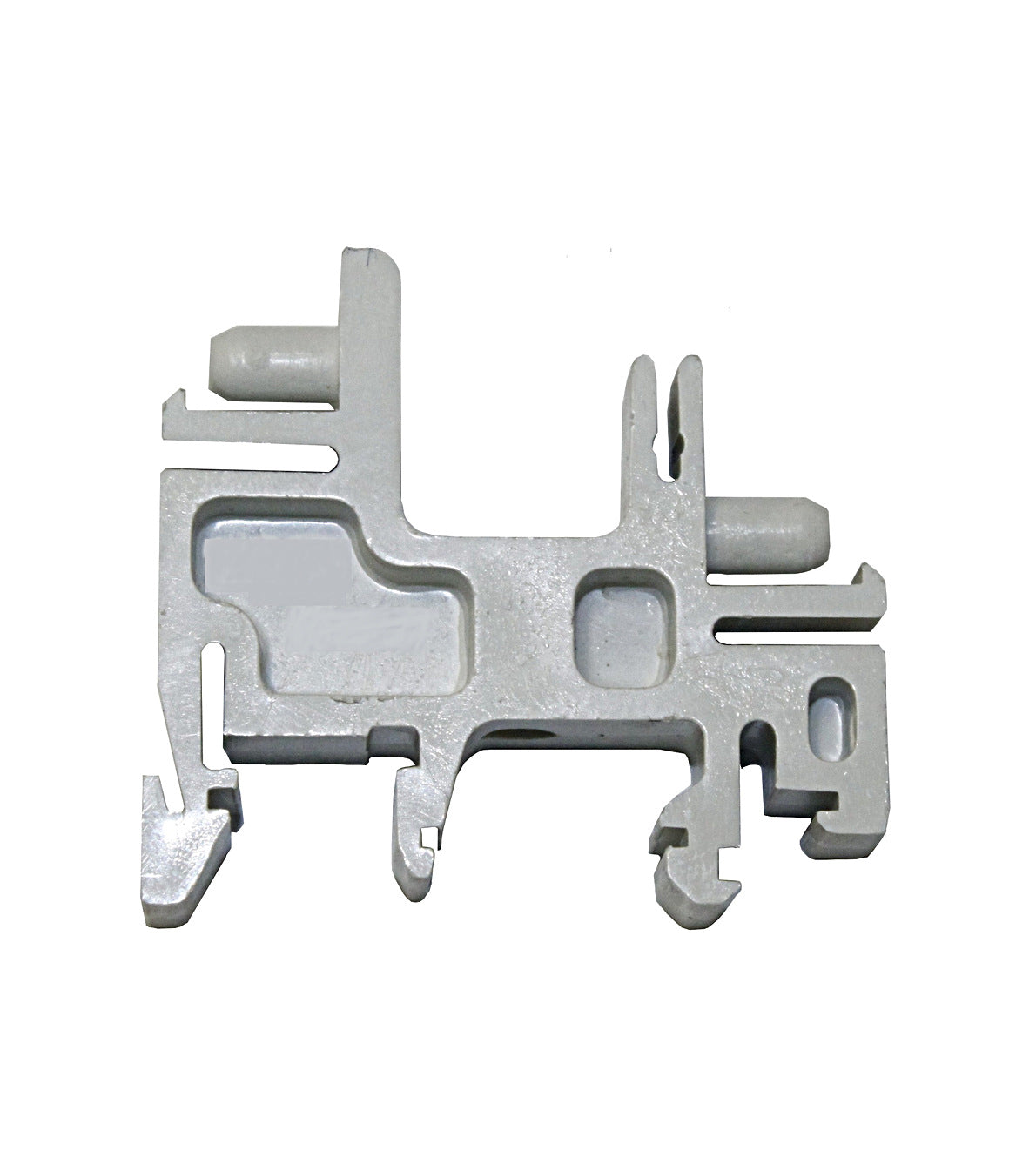 Mounting support for 2 terminal bars 10 + 16 mm²