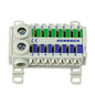 Easy Connection Box blue/green, 1 x 25 mm², 7 x 4 mm² each