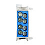 CU-Main branch terminal, 25mm², 1-pole insulated blue