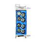 CU-Main branch terminal, 25mm², 1-pole insulated blue
