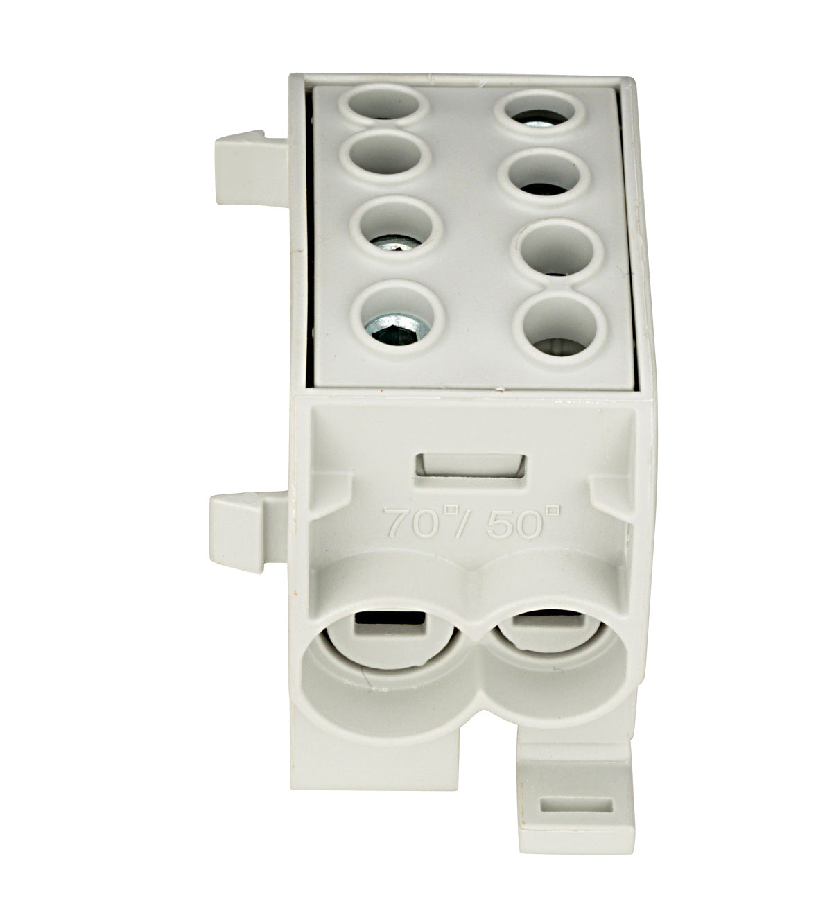 CU-Main branch terminal, 70mm², 1-pole insulated grey