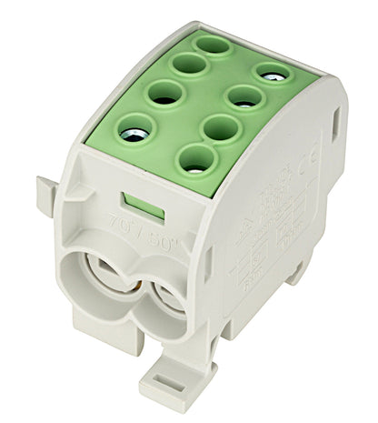 CU-Main branch terminal, 70mm², 1-pole insulated PE