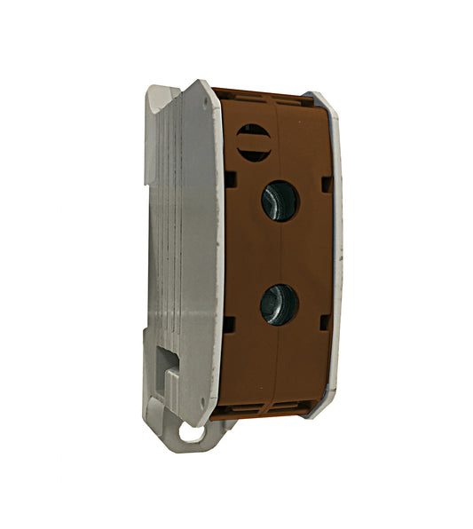 Ալյումինե/պղնձե տերմինալ, 1-բևեռանի շագանակագույն, 95մմ²