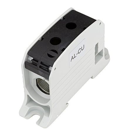 Aluminium /Copper terminal, 1-pole black, 95mm²